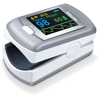 Pulsoximeter BEURER "PO 80" Blutdruckmessgeräte grau Blutdruckmessgerät