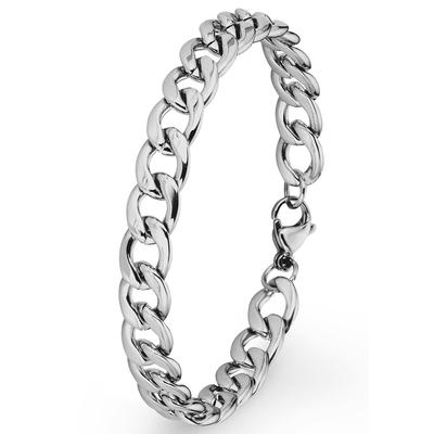 Edelstahlarmband AMOR "9353231", silber (edelstahlfarben), Armbänder, Herren, Edelstahl