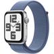 Smartwatch APPLE "Watch SE GPS 44 mm Aluminium" Smartwatches silberfarben (silber) Fitness-Tracker