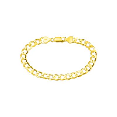 Armband BRUNO BANANI "Schmuck Geschenk Silber 925 Armschmuck Armkette Panzerkette" Gr. 19, gold (gelbgoldfarben), Armbänder, Herren, 19, Silber 925 (Sterlingsilber) Image