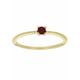 Goldring FIRETTI "Schmuck Geschenk Gold 333 Damenring Edelstein Farbstein" Fingerringe Gr. 19, Gelbgold 333, bunt (gelbgold, 333, rot, rot) Damen Fingerringe