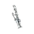 Charm-Einhänger GIORGIO MARTELLO MILANO "Freiheitsstatue, Silber 925" Charms silberfarben (silber) Damen Charms Anhänger