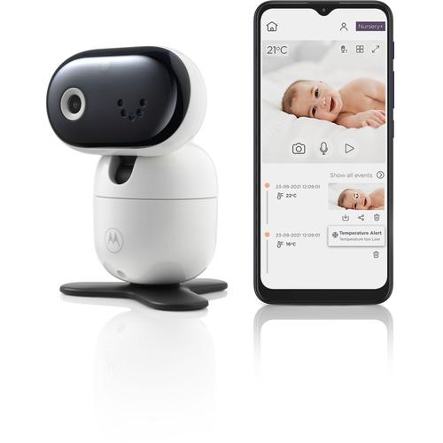 "Babyphone MOTOROLA ""Video Nursery PIP 1010 Connect WiFi"" Babyphones weiß Baby Babyphone Kamera"