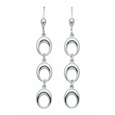 Paar Ohrhänger ADELIA´S "Damen Silberschmuck 1 Paar 925 Silber Ohrringe / Ohrhänger", silber, Ohrringe, Damen, Damen, Silber 925 (Sterlingsilber), 925 Sterling Silber Silberschmuck für Damen Image