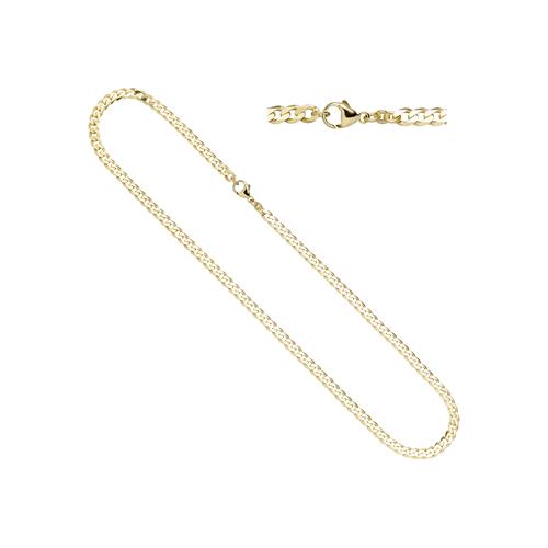 Goldkette JOBO Halsketten Gr. Gelbgold 333, L: 50cm, goldfarben (gelbgold 333) Damen Panzerkette 333 Gold 50 cm