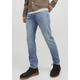 Comfort-fit-Jeans JACK & JONES "MIKE ORIGINAL" Gr. 32, Länge 32, blau (blue denim) Herren Jeans Comfort Fit