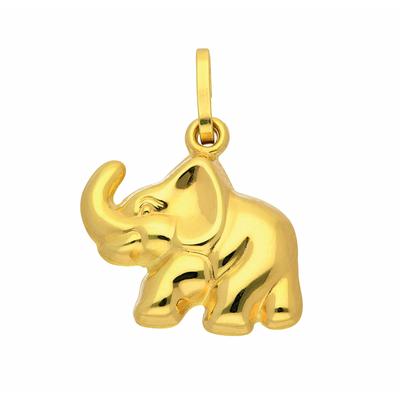 Ketten-Anhänger ADELIA´S "Damen 333 Gold Anhänger Elefant", gold, Schmuckanhänger, Damen, Kinder, Gelbgold 333-Gold, Gelbgold 333, Gold, Goldschmuck für Damen Image