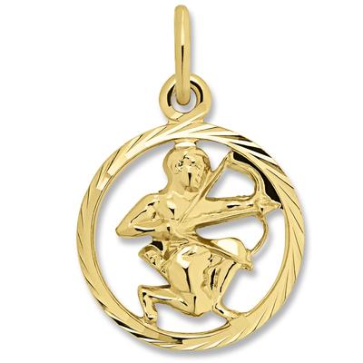 Sternzeichen-Anhänger ONE ELEMENT "Schütze Sternzeichen Anhänger aus 333 Gelbgold", gold, Schmuckanhänger, Damen, Schütze, Gelbgold 333-Gold, Gelbgold 333, Gold, Damen Gold Schmuck Schütze