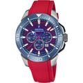 Chronograph FESTINA "Chrono Bike, F20642/2" Armbanduhren rot Herren Quarzuhren