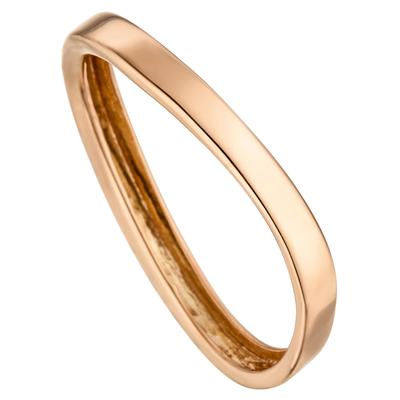 Goldring JOBO Gr. 56, rosa (roségold 375), Fingerringe, Damen, 56, Roségold 375, Rosu00e9gold 375, 375 Roségold