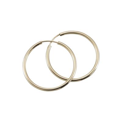 Paar Creolen FIRETTI "Schmuck Geschenk Gold 333 Basic", gold (gelbgoldfarben), Ohrringe, Damen, Gelbgold 333 Image