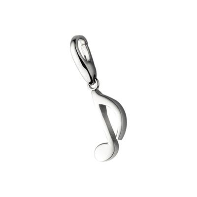 Charm-Einhänger "Note, Silber 925", silber, GIORGIO MARTELLO MILANO, Charms, Damen, Silber 925 (Sterlingsilber)