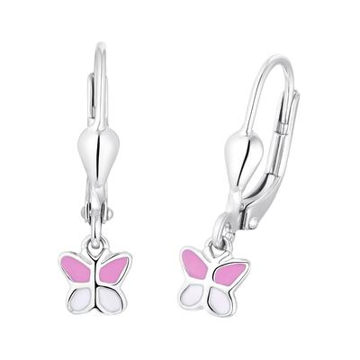 Paar Ohrhänger AMOR "Little Butterfly, 9211180", silber (silberfarben), Ohrringe, Mädchen, Silber 925 (Sterlingsilber) Image