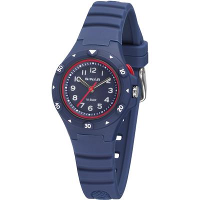 Quarzuhr SINAR "XB-19-2" Armbanduhren blau Kinder Kinderuhren