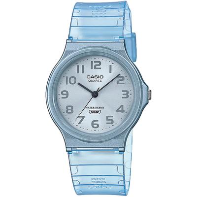 Quarzuhr CASIO COLLECTION "MQ-24S-2BEF" Armbanduhren blau (hellblau) Kinder Kinderuhren