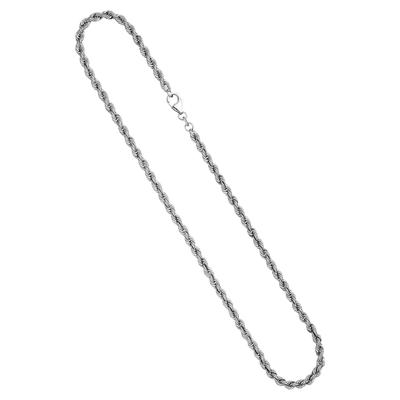 Silberkette JOBO, silber (silber 925), Halsketten, Damen, Silber 925 (Sterlingsilber), L: 45cm, Kordelkette 925 Silber massiv 45 cm 4,3 mm Image