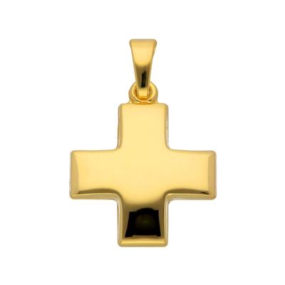 Ketten-Anhänger ADELIA´S "333 Gold Kreuz Anhänger", gold, Schmuckanhänger, Damen, Gelbgold 333, Goldschmuck für Damen & 