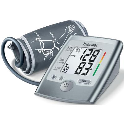 Oberarm-Blutdruckmessgerät BEURER "BM 35" Blutdruckmessgeräte grau Oberarm-Blutdruckmessgerät