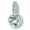 Ketten-Anhänger ONE ELEMENT "Zirkonia Anhänger aus 925 Silber", silber, Schmuckanhänger, Damen, mit Zirkonia, Silber 925 (Sterlingsilber), Damen Silber Schmuck