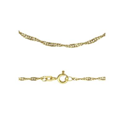 Collierkettchen FIRETTI "Schmuck Geschenk Gold 333 od 585 Singapurkettengl. in mehreren Breiten" Gr. 60, gold (gelbgoldf