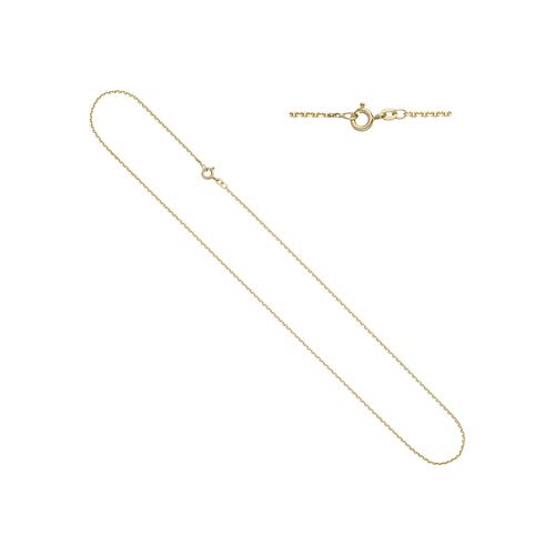 Goldkette JOBO Halsketten Gr. Gelbgold 585, Länge: 38 cm, gelb (gelbgold 585) Damen Ankerkette 585 Gold 38 cm 1,2 mm