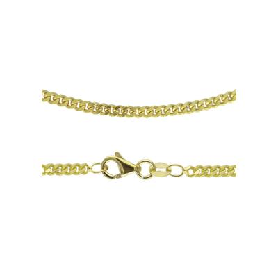 Collierkettchen FIRETTI "Schmuck Geschenk Gold 333 Halsschmuck Halskette Goldkette Panzerkette" Halsketten Gr. 45, Gelbgold 585, Breite: 2,1 mm, gelb (gelbgoldfarben>