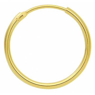 Paar Ohrhänger ADELIA´S "1 Paar 333 Gold Ohrringe / Creolen Ø 13 mm", gold, Ohrringe, Damen, Damen, Gold, 333 Gold Goldschmuck für Damen Image