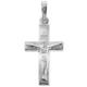 Ketten-Anhänger FIRETTI "Schmuck Geschenk Silber 925 Halsschmuck Anhänger Kreuz" Schmuckanhänger Gr. Silber 925 (Sterlingsilber), 195 g, silberfarben Herren Anhänger