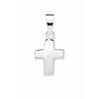 Ketten-Anhänger ADELIA´S "925 Silber Kreuz Anhänger", silber, Schmuckanhänger, Damen, Damen, Silber 925 (Sterlingsilber)