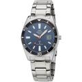 Funkuhr MASTER TIME "Super Power Sporty, MTGA-10858-31M" Armbanduhren silberfarben Herren Quarzuhren