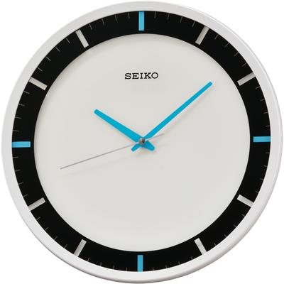 Wanduhr SEIKO "QXA769W", weiß, Wanduhren, Ø 30,7cm, Quarzuhr,Wohnzimmer,Esszimmer,Küche,Arbeitszimmer,Büro, Flur Image