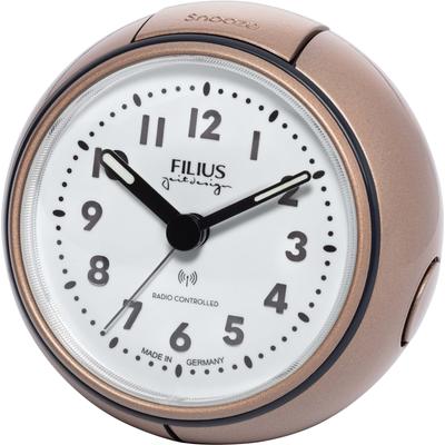 Funkwecker FILIUS ZEITDESIGN "0544-18", rosa (roségoldfarben), Wecker