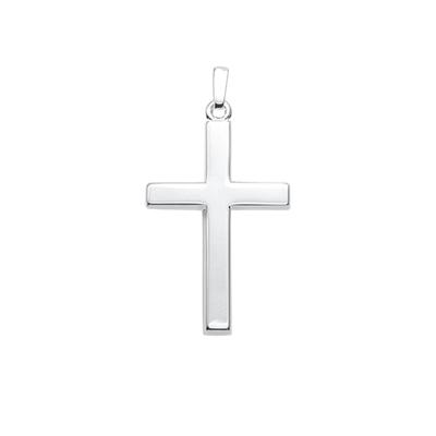 Ketten-Anhänger ADELIA´S "925 Silber Kreuz Anhänger", silber, Schmuckanhänger, Damen, Damen, Silber 925 (Sterlingsilber)