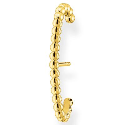 Single-Ohrstecker THOMAS SABO "Kugeln gold, Kugeln silber, H2154-001-21, H2154-413-39", gold (gelbgoldfarben), Ohrringe, Damen, Silber 925 (Sterlingsilber) Image