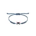 Armband ELLI "Kinder Kids Katze Kristalle 925 Silber" Armbänder Gr. 14 cm, ohne Stein, Silber 925 (Sterlingsilber), blau (blau, hellblau) Damen Armbänder Silber