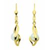 Paar Ohrhänger ADELIA´S "Damen 333 Gold Ohrringe Ohrhänger mit Süßwasser Zuchtperle", gold, Ohrringe, Damen, Damen, Gelbgold 333-Gold-Perlen, Gelbgold 333, Gold, Perlen, mit Süßwasser Zuchtperle Goldschmuck für Damen