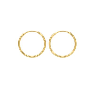 Paar Creolen ADELIA´S "333 Gold Ohrringe Creolen Ø 32 mm", gold, Ohrringe, Damen, Damen, Gelbgold 333, Goldschmuck für D