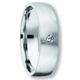 Silberring ONE ELEMENT "Zirkonia Freundschaft Partner Ring aus 925 Silber" Fingerringe Gr. 55, Silber 925 (Sterlingsilber), silberfarben (silber) Damen Fingerringe