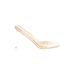 Azalea Wang Mule/Clog: Ivory Solid Shoes - Women's Size 10 - Open Toe