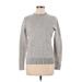 J.Crew Factory Store Wool Pullover Sweater: Gray Color Block Sweaters & Sweatshirts - Women's Size X-Small