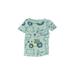 Just One You Made by Carter's Short Sleeve T-Shirt: Green Tops - Size 12 Month