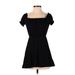 Topshop Casual Dress - Mini: Black Dresses - Women's Size 4 Petite