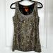 Tory Burch Tops | 3/$40 Tory Burch Silk Blend Metallic Silver And Gold Sleeveless Tank | Color: Gold/Silver | Size: 0