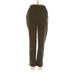 Forever 21 Dress Pants - High Rise Straight Leg Boyfriend: Green Bottoms - Women's Size Small