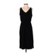 Old Navy Casual Dress - Party V-Neck Sleeveless: Black Solid Dresses - Women's Size Small