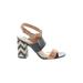 Tabitha Heels: Strappy Chunky Heel Casual Black Shoes - Women's Size 38 - Open Toe