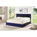 Brayden Studio® Dagna Platform Bed Upholstered/Polyester in Black | 40.3 H x 80.3 W x 85.5 D in | Wayfair F03861D0CDE8495B84BFE857AD077C17