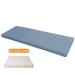 Latitude Run® 2” Thickness Eggshell Foam Massage Breathable 50D High-Resilience Functional Bench Outdoor Cushion Polyester | 2 H x 62 W x 26 D in | Wayfair