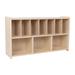 Angeles 10 Compartment Solid + Manufactured Wood Shelving Unit Wood in Brown | 22.875 H x 40.375 W x 10 D in | Wayfair AG1106