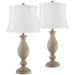 One Allium Way® Ling Resin Table Lamp Resin in White | 27.52 H x 14.02 W x 14.02 D in | Wayfair 0B7DD91BD0264C83AFC433F875FFC151
